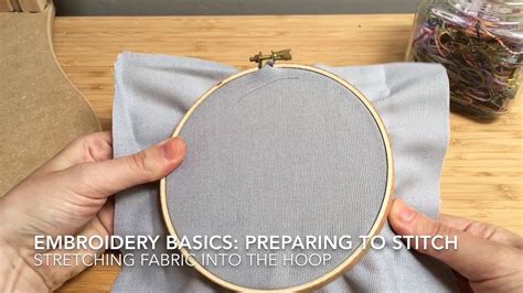 stretching fabric over a metal hoop|what is a hoop.